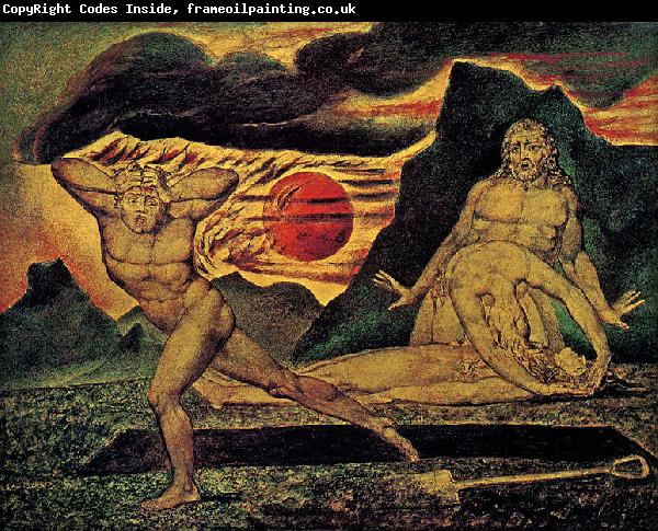 William Blake The murder of Abel